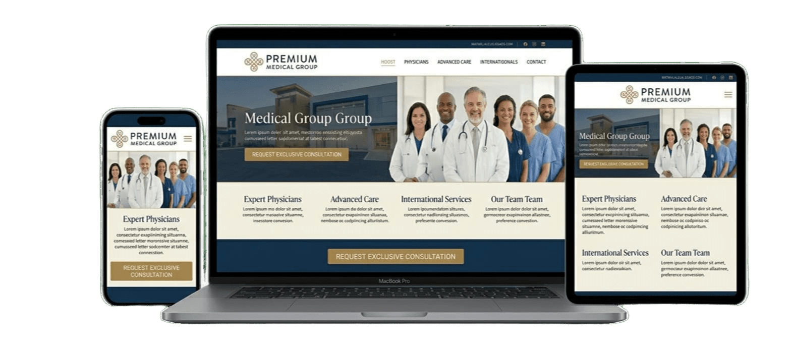 diseño de sitios web para doctores